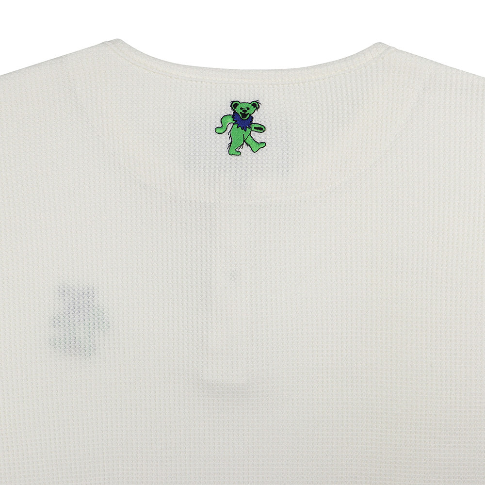 Grateful Dead Henley White Green Bear - Section 119