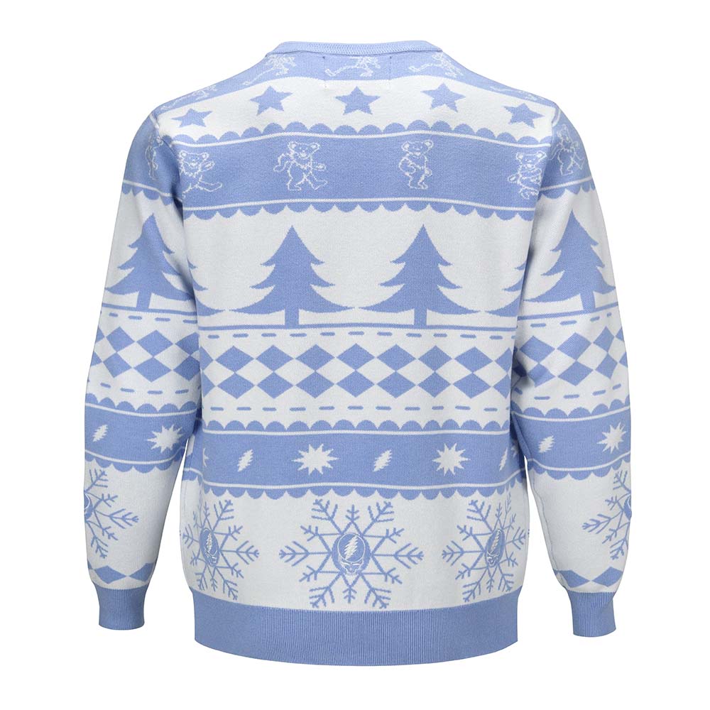 Grateful Dead  Sweater Winter In White And Blue - Section 119