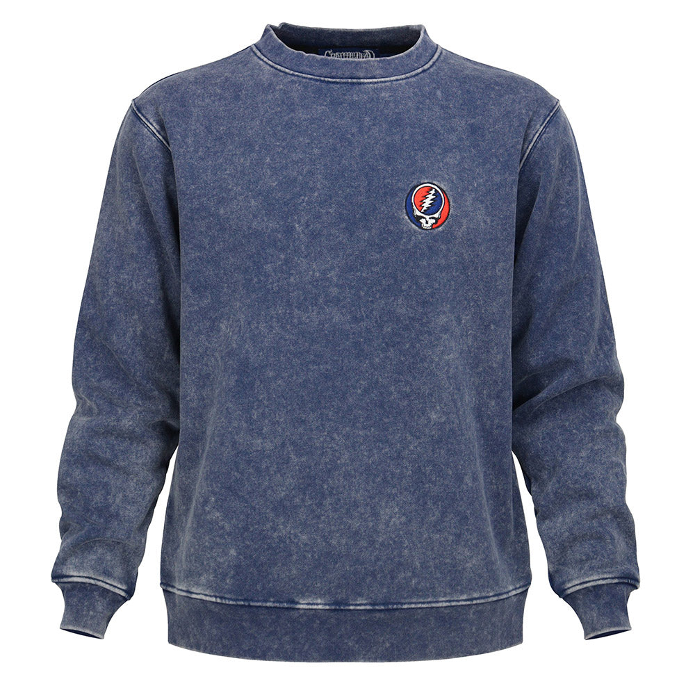 GD Crewneck Pigment Dye Navy Stealie - Section 119