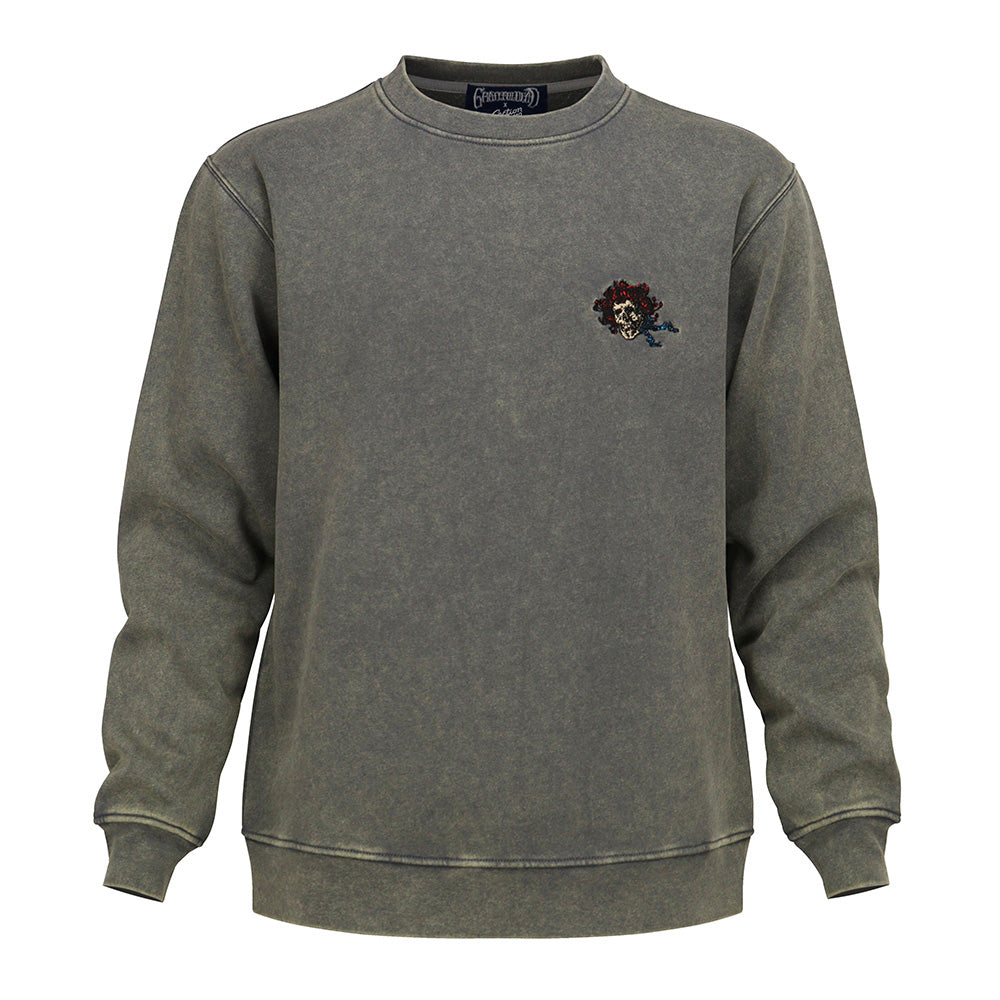 GD Crewneck Pigment Dye BERTHA ON GREY - Section 119