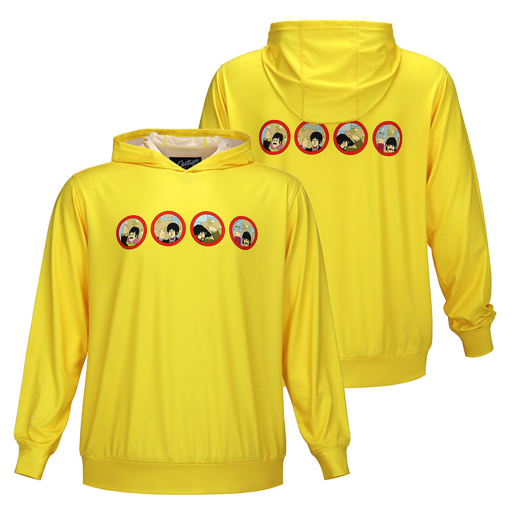 The Beatles UPF Hoodie Yellow Submarine Portals M