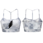 Gd Sports Bra Long Line Tie Dye Black Bolt In Grey And White - Section 119