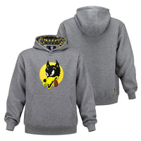 Jerry Garcia Classic Hoodie Wolf on Grey - Section 119