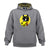 Jerry Garcia Classic Hoodie Wolf on Grey - Section 119