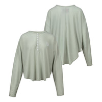 Grateful Dead Women’S Henley Pistachio Green Stealie - Section 119