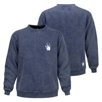 Jerry Garcia Pigment Dye Navy w/ hand - Section 119
