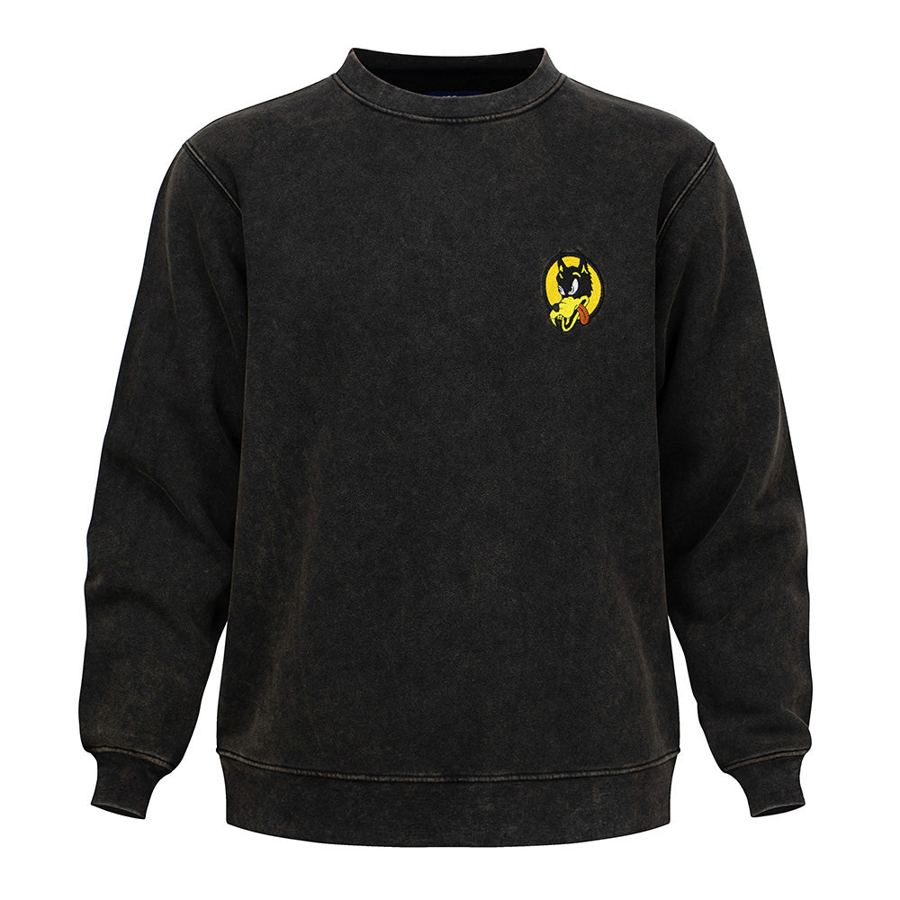 Jerry Garcia Pigment Dye Black w/ Wolf - Section 119
