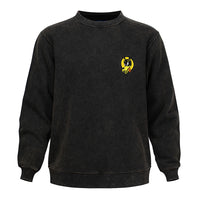 Jerry Garcia Pigment Dye Black w/ Wolf - Section 119
