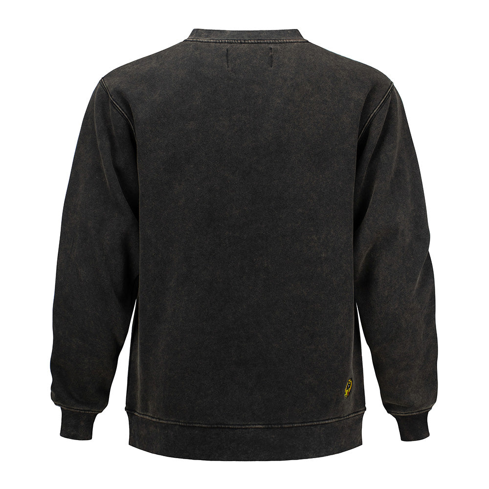Jerry Garcia Pigment Dye Black w/ Wolf - Section 119
