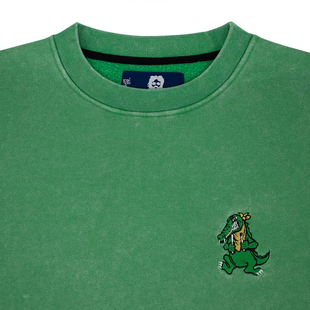 Jerry Garcia Pigment Dye Green w/ Alligator - Section 119