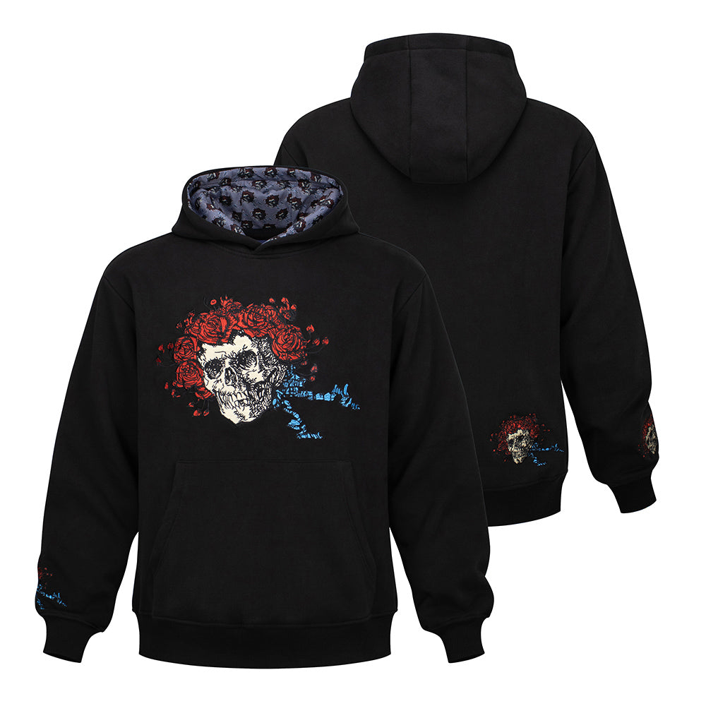 Grateful Dead Classic Hoodie Bertha In Black - Section 119