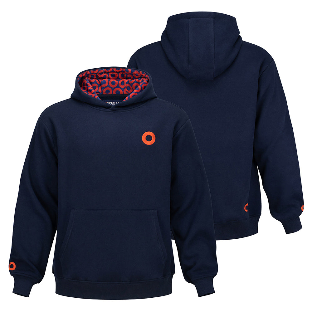PHISH Classic Hoodie Red Donut on Navy - Section 119