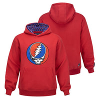 Grateful Dead Classic Hoodie Red Stealie - Section 119