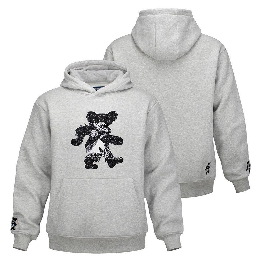 Grateful Dead Classic Hoodie Horizon Bear In Grey - Section 119