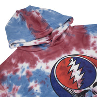 Super Heavyweight Grateful Dead Tie Dye Red Steal Your Face - Section 119