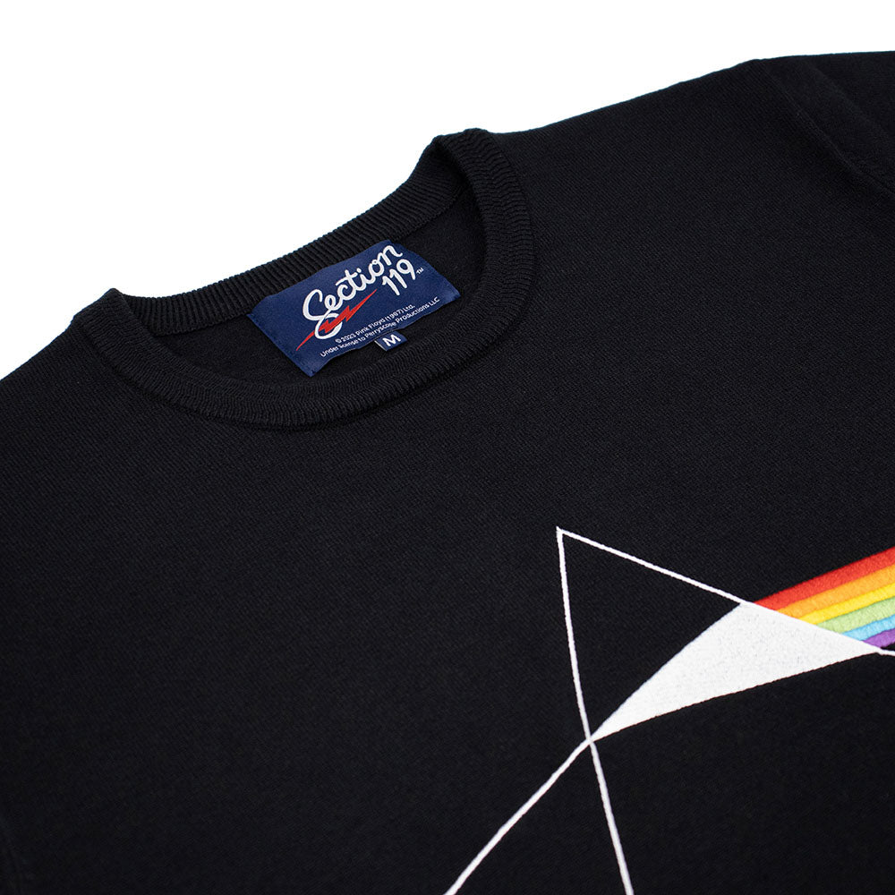 Pink Floyd Crewneck Sweater Black Dark Side of the Moon - Section 119