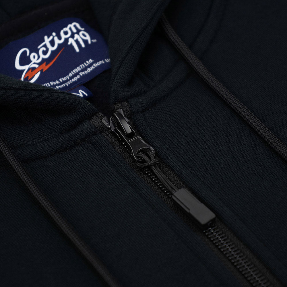 Pink Floyd ZipUp Hoodie Black Dark Side Of The Moon Section 119