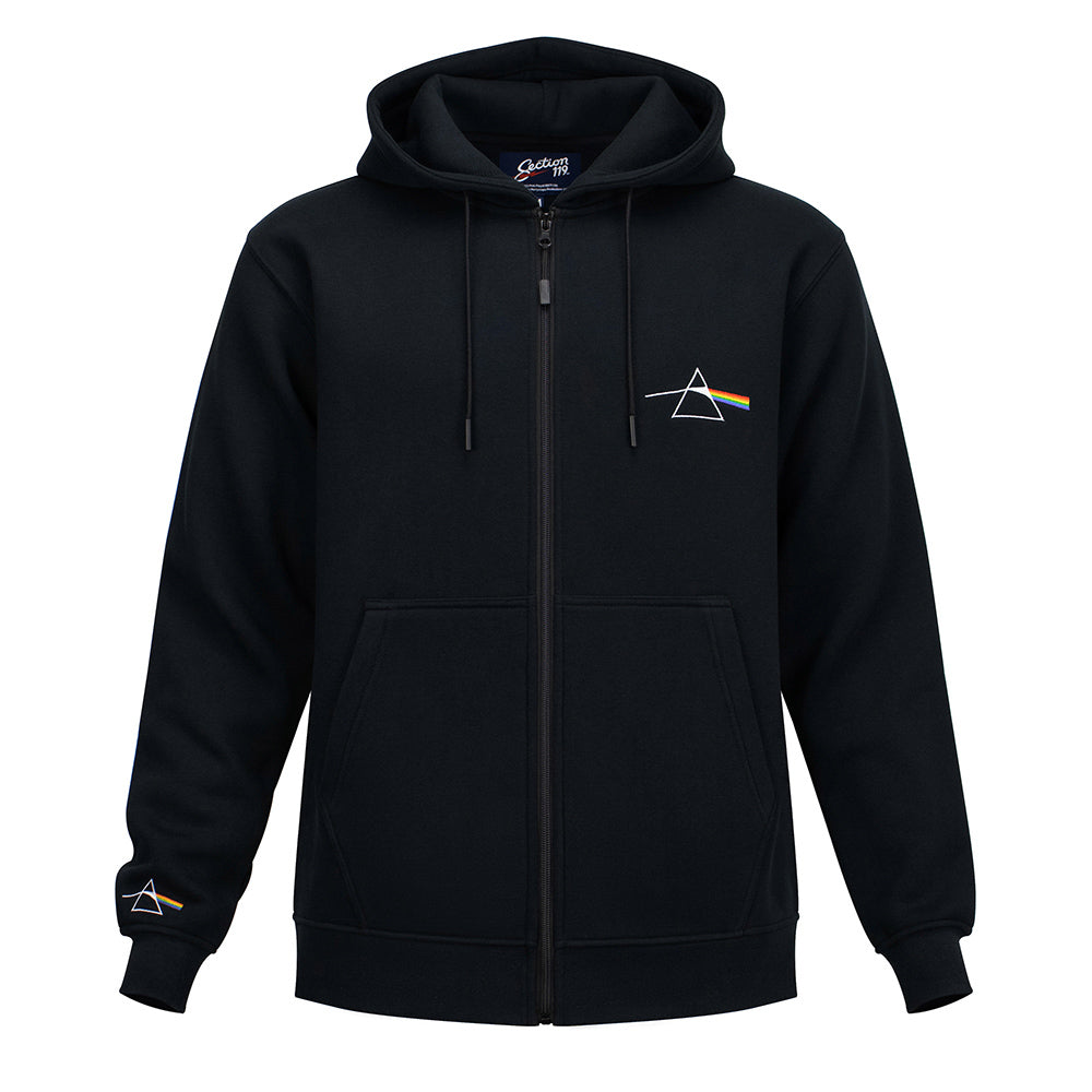 Pink Floyd ZipUp Hoodie Black Dark Side Of The Moon Section 119