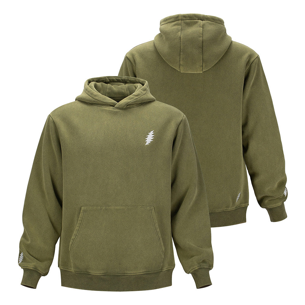 Olive green hoodie best sale