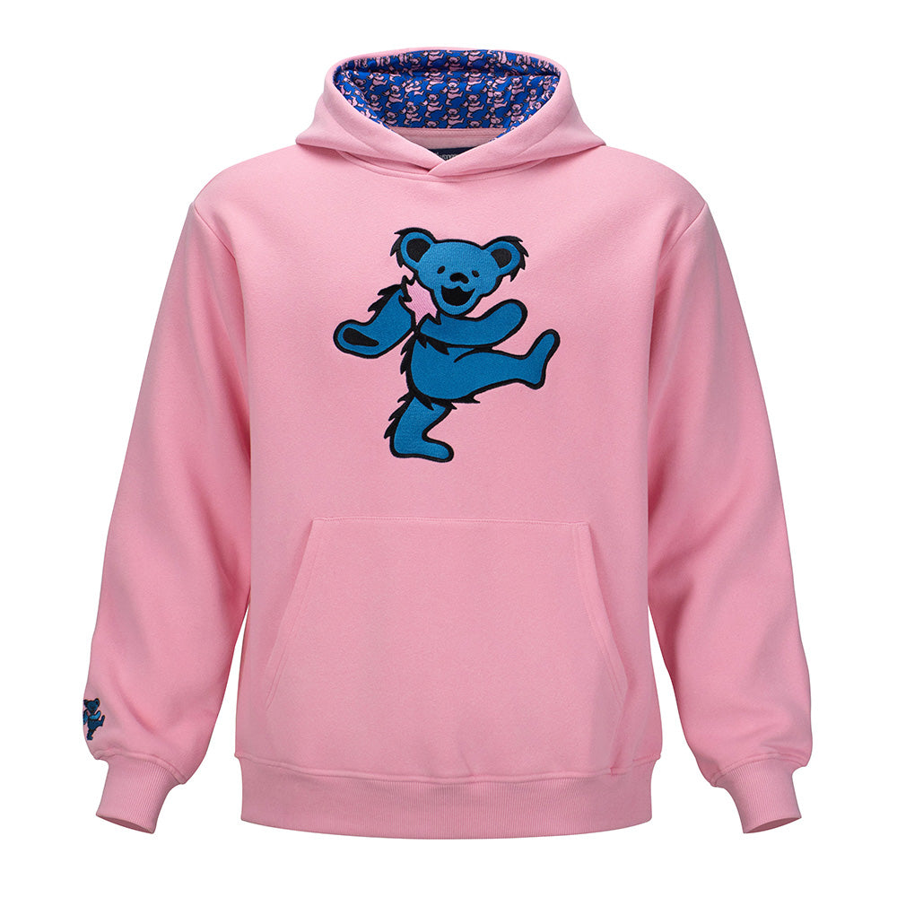 Teddy ear furry hoodie pink 2024 sweatshirt