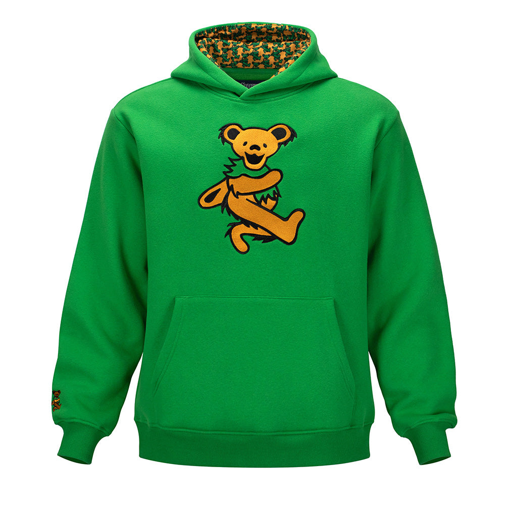 Green bear hoodie online