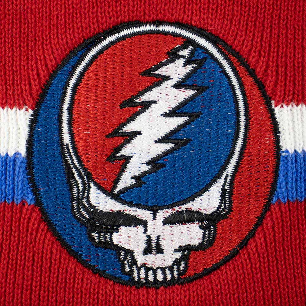 SHIPS 11/20: Grateful Dead  Stealie Red White and Blue Beanie - Section 119