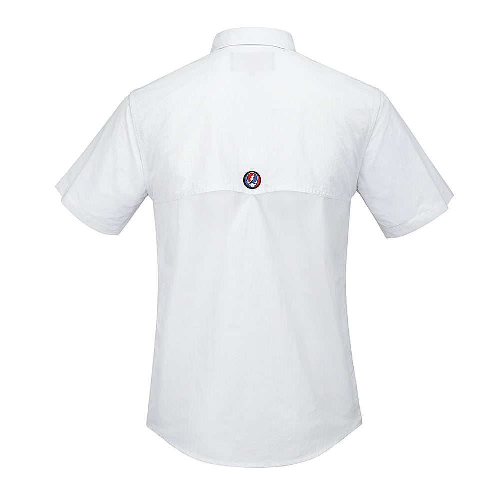 Grateful Dead Steal Your Face Mesh Button Down– Section 119