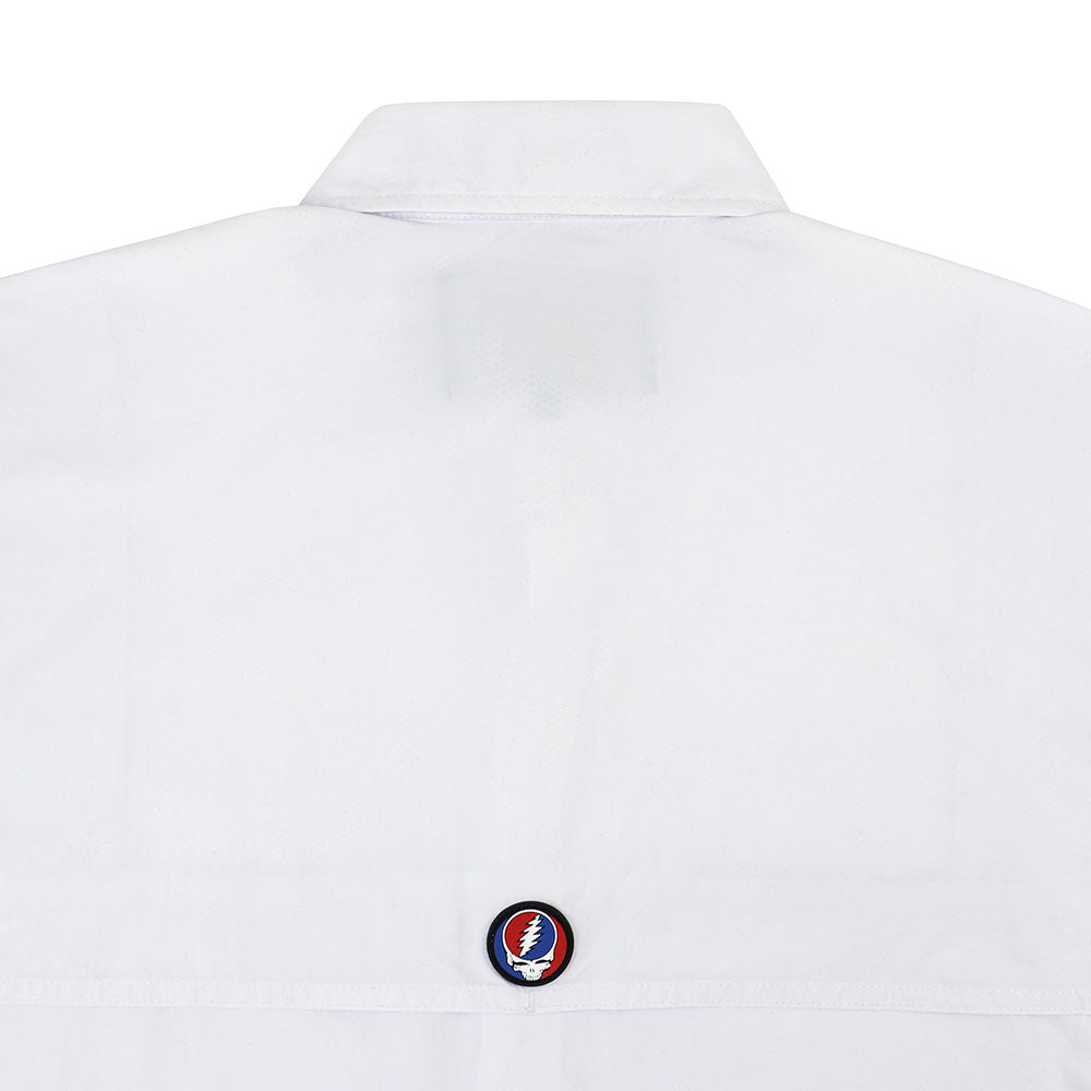 Grateful Dead Steal Your Face Mesh Button Down– Section 119