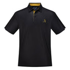 Grateful Dead Performance Polo Gold Skeleton and Black - Section 119