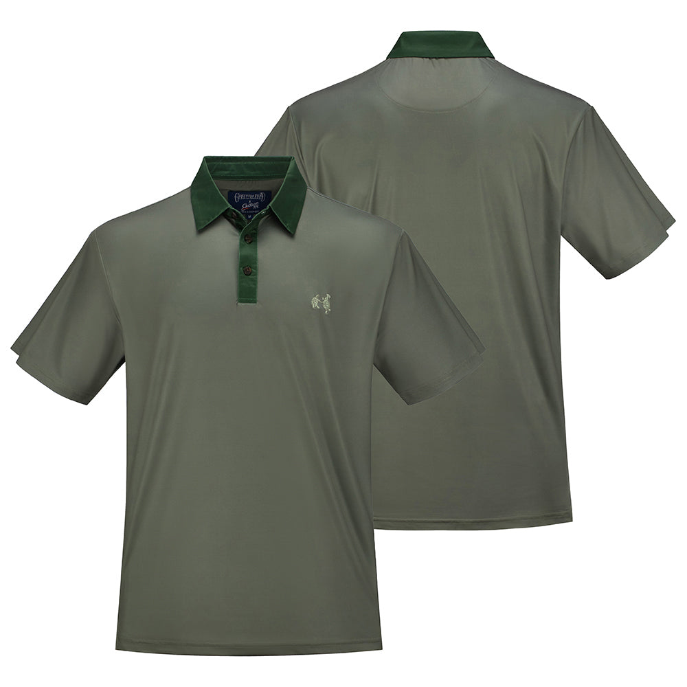 Grateful Dead Performance Polo Turtles in Green - Section 119