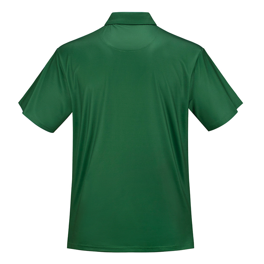 Grateful Dead Performance Polo Green with Orange Stealie - Section 119