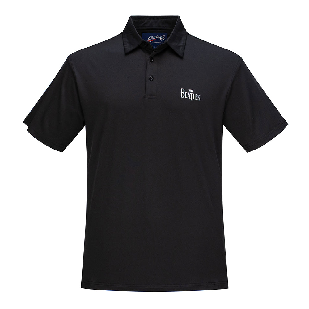 The Beatles Performance Polo Band Logo Black - Section 119