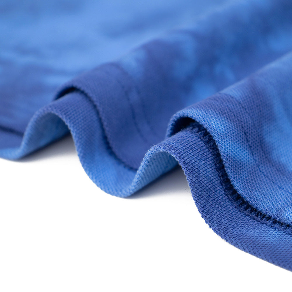 GD Cotton Polo Stealie Blue Tie Dye - Section 119