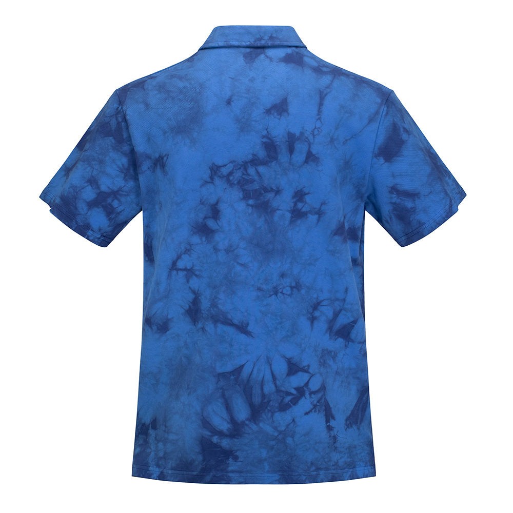 GD Cotton Polo Stealie Blue Tie Dye - Section 119