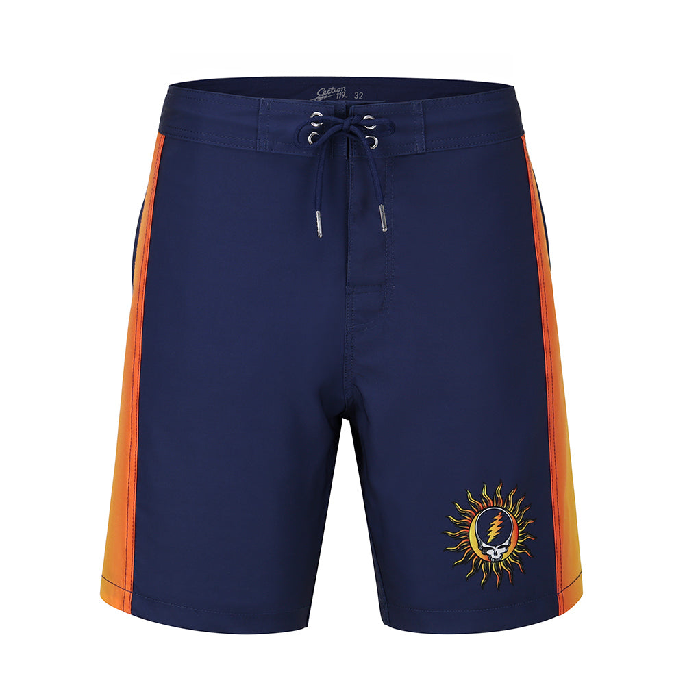 Grateful Dead Hybrid Board Shorts Stealie Sunshine - Section 119