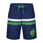 Grateful Dead Board Shorts Navy Turtle with White and Green Stripes - Section 119