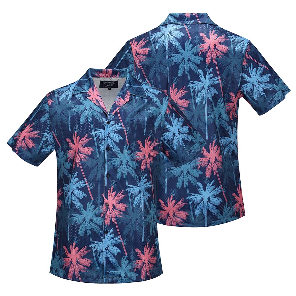 Grateful Dead Palm Tree Stealie Mesh Shirt - Section 119