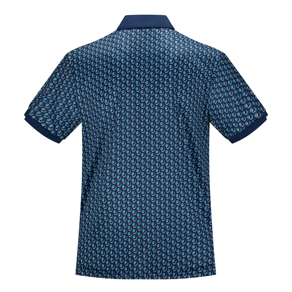 Grateful Dead | Performance Polo | All over Stealie in Navy - Section 119
