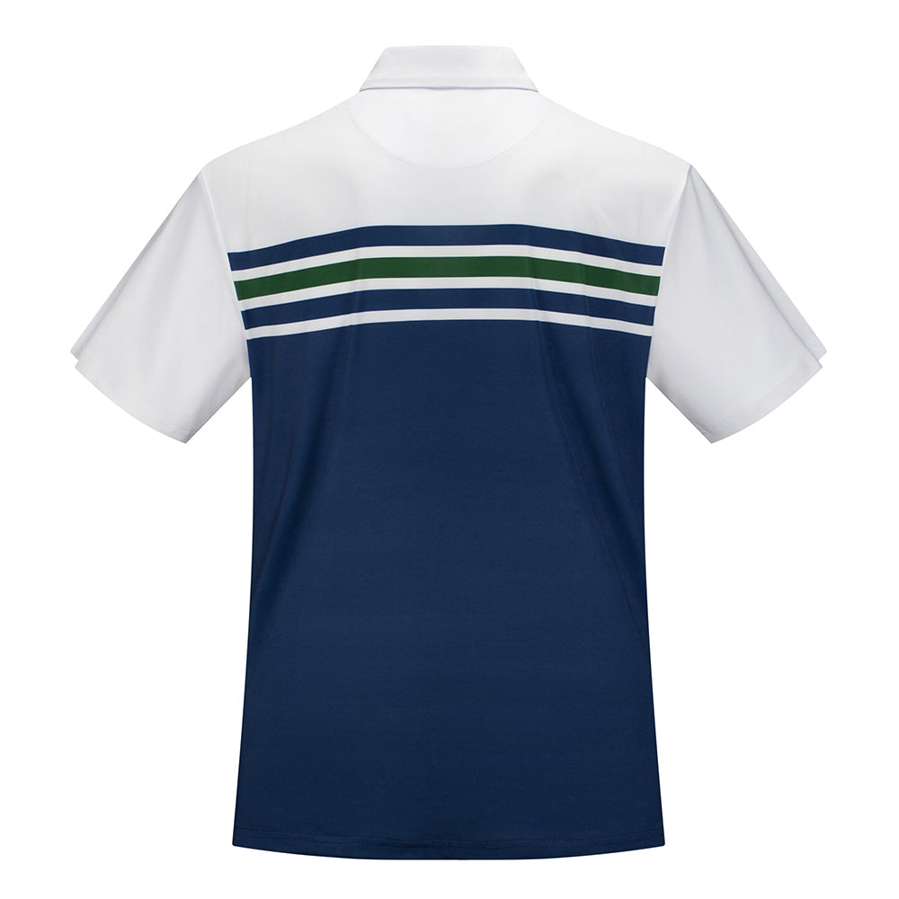 Grateful Dead | Performance Polo | Turtles on Navy and Green Stripes - Section 119