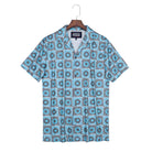 Phish Mesh Grey & Blue Button Down - Section 119