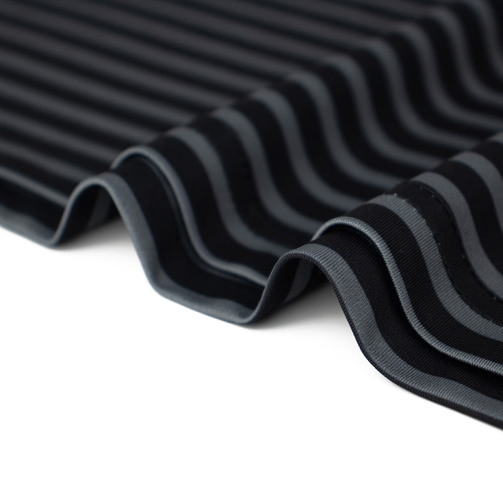 Grateful Dead Performance Polo Bertha in Grey and Black Stripes Bertha - Section 119