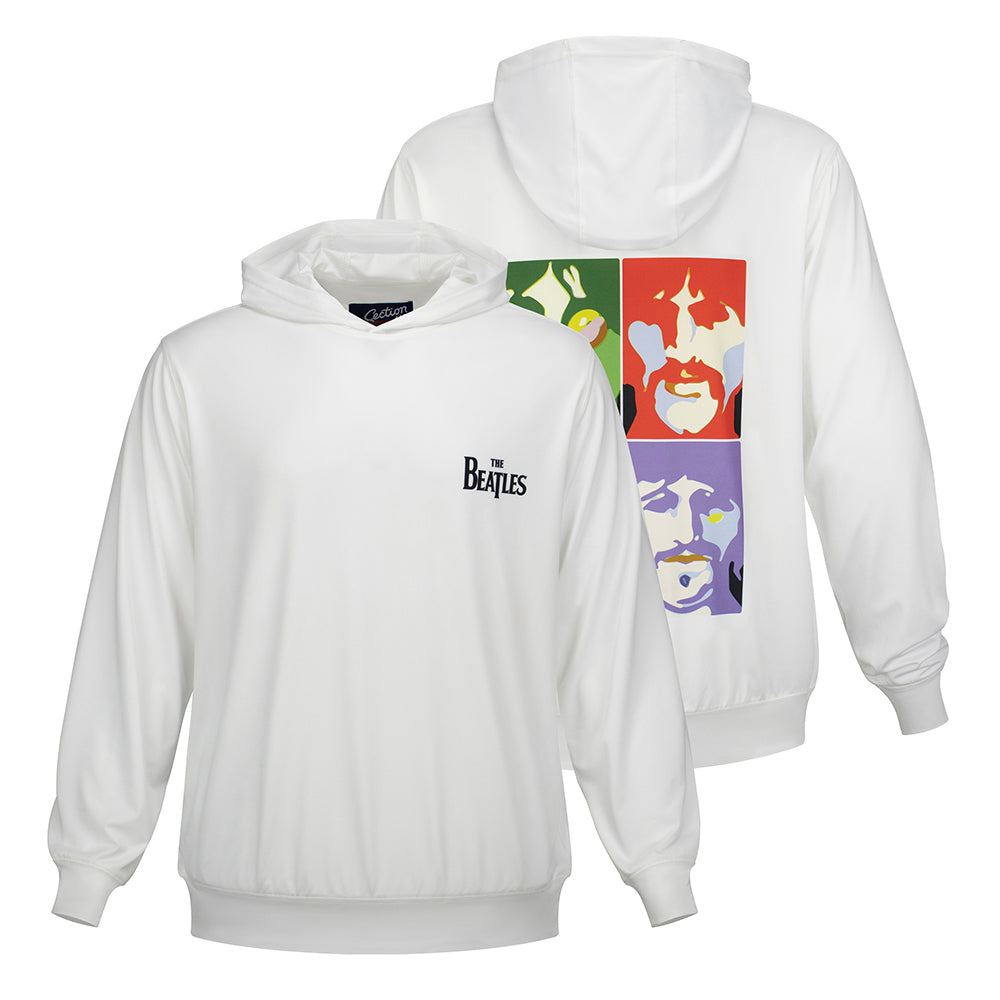 The Beatles UPF Hoodie Band Portrait White M