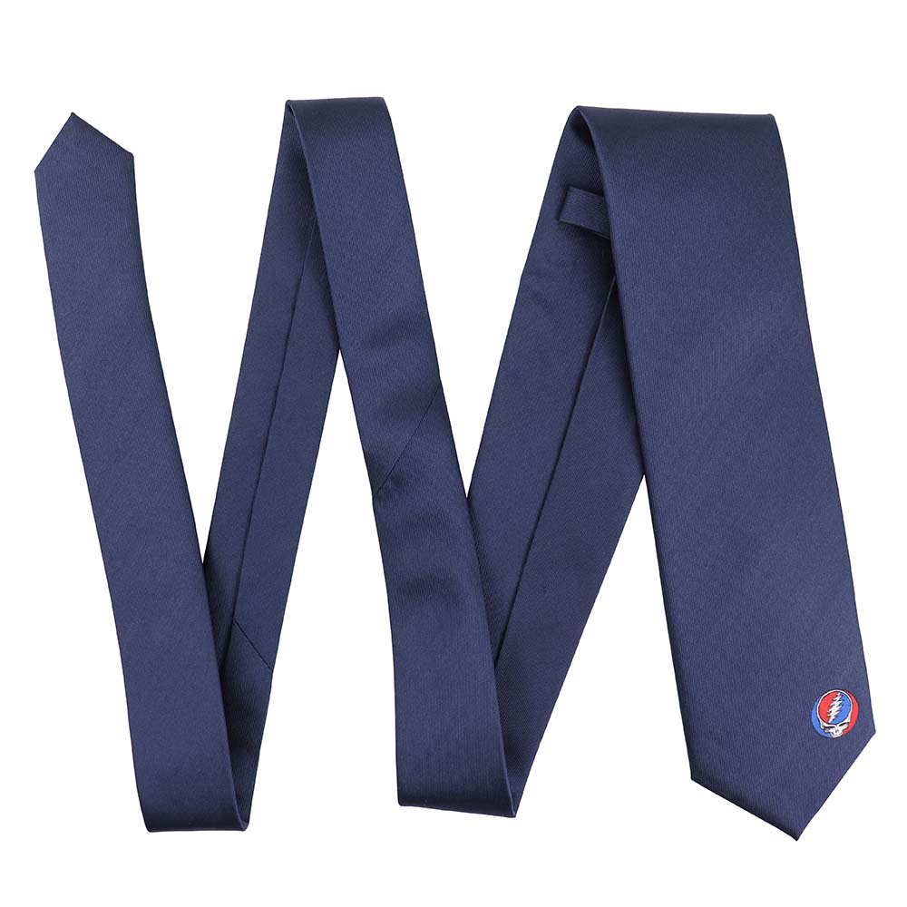 Grateful Dead Tie Navy Stealie - Section 119