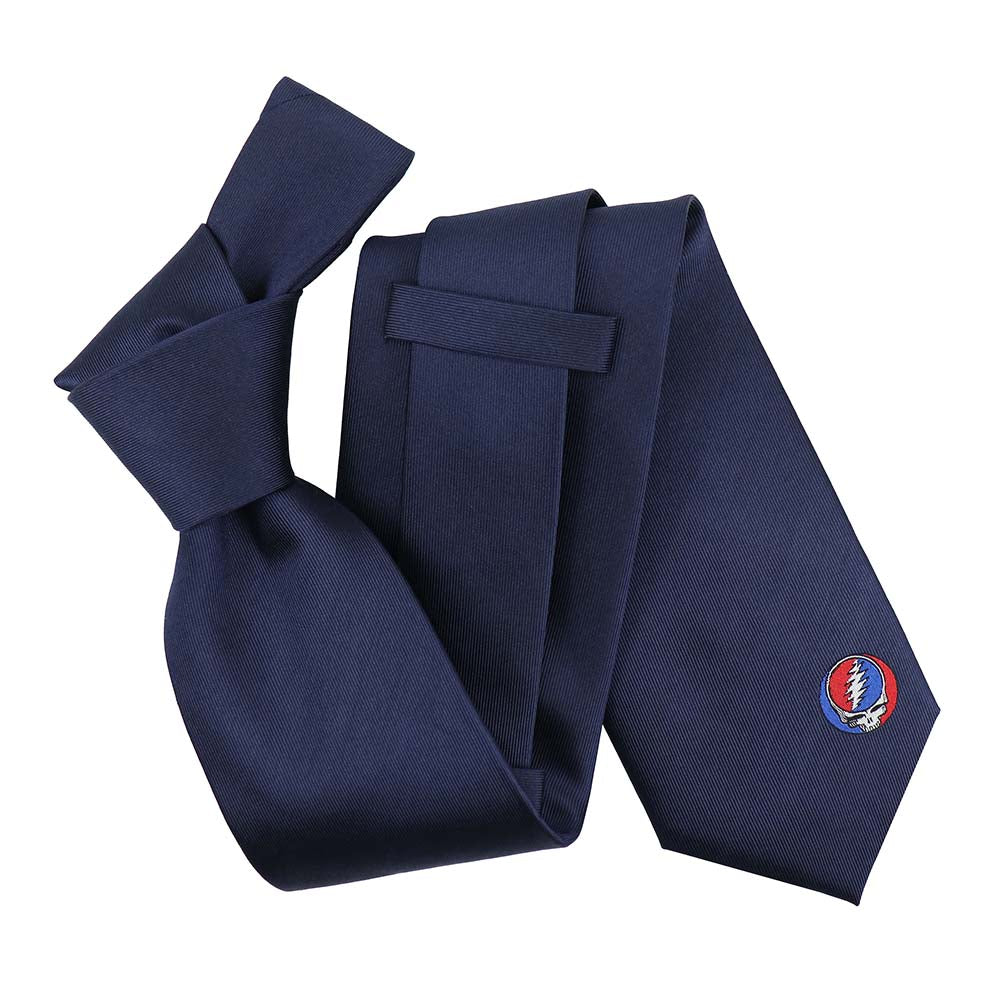 Grateful Dead Tie Navy Stealie - Section 119