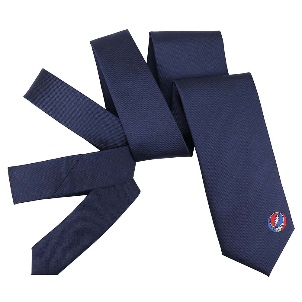 Grateful Dead Tie Navy Stealie - Section 119