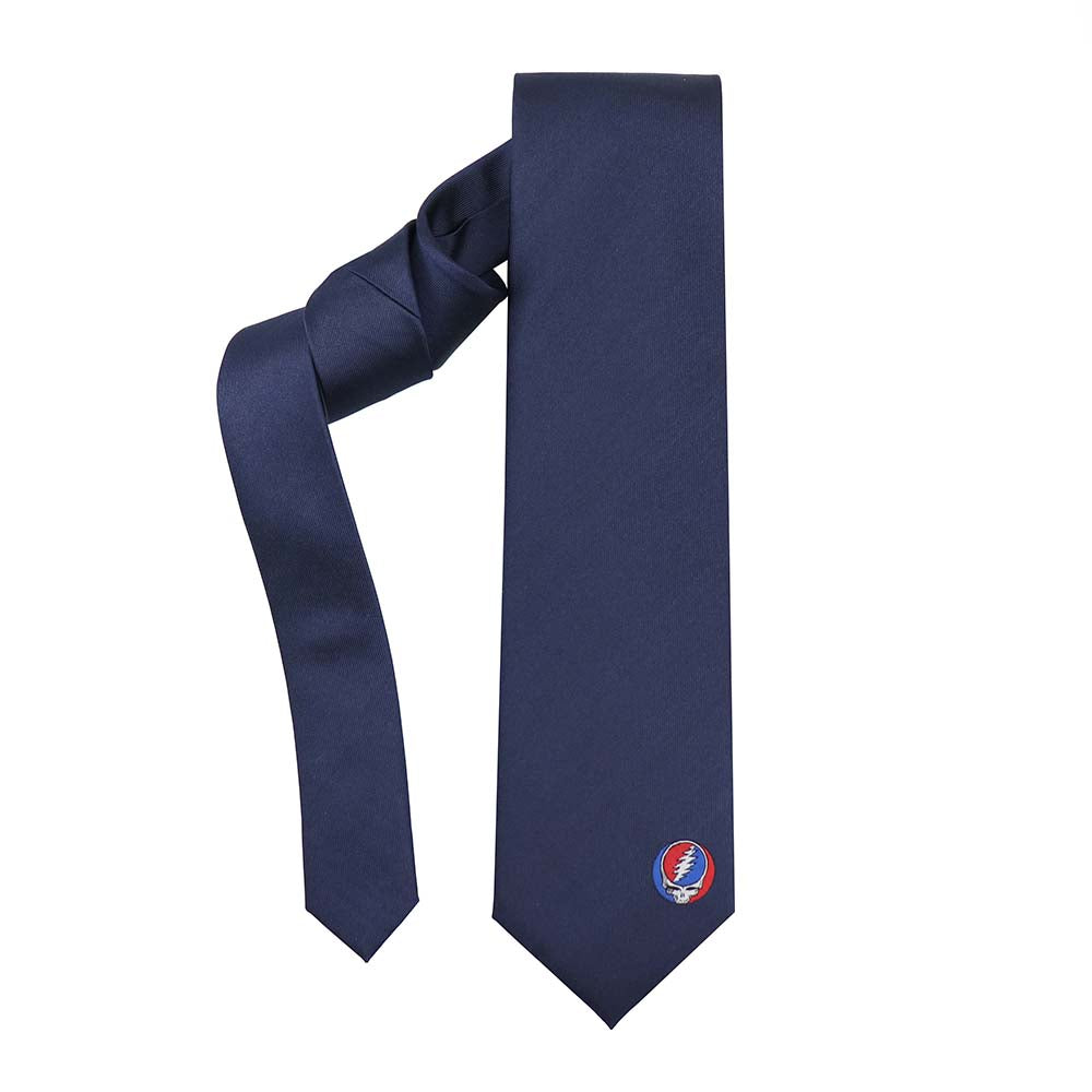 Grateful Dead Tie Navy Stealie - Section 119