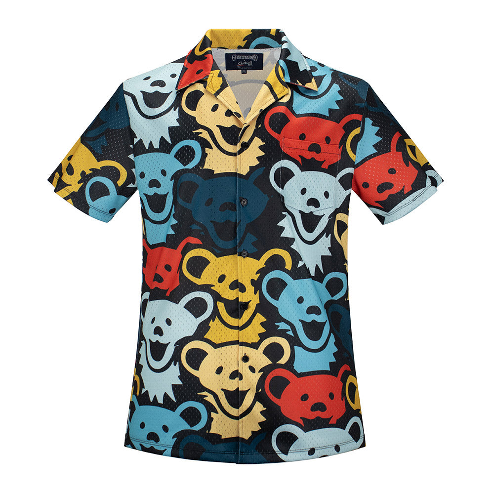 Grateful Dead | Mesh Button Down | Big Bears All Over - Section 119