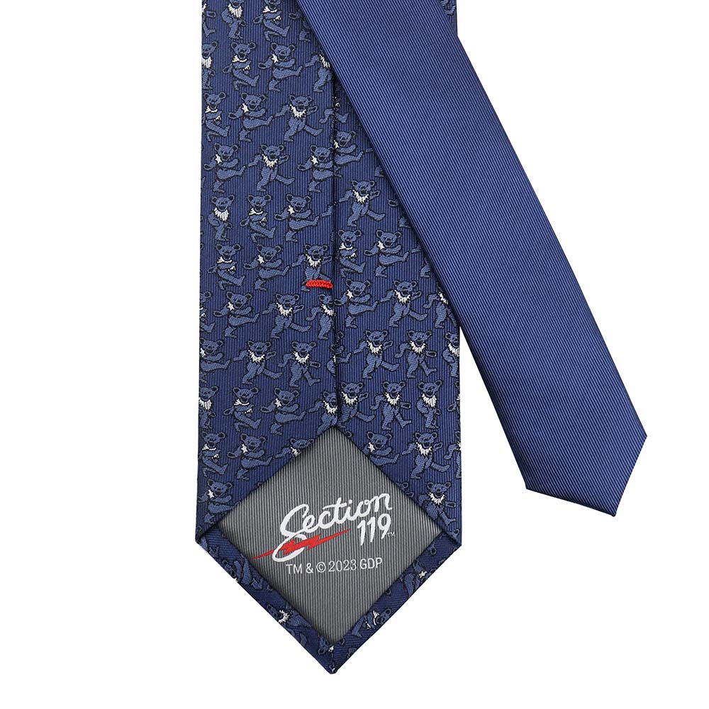 Grateful Dead Tie All Over Dancing Blue Bear - Section 119