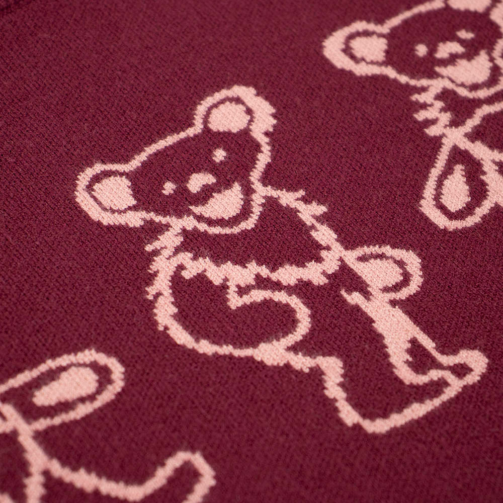 Grateful Dead | Crewneck Sweater | Dancing Bears Maroon – Section 119