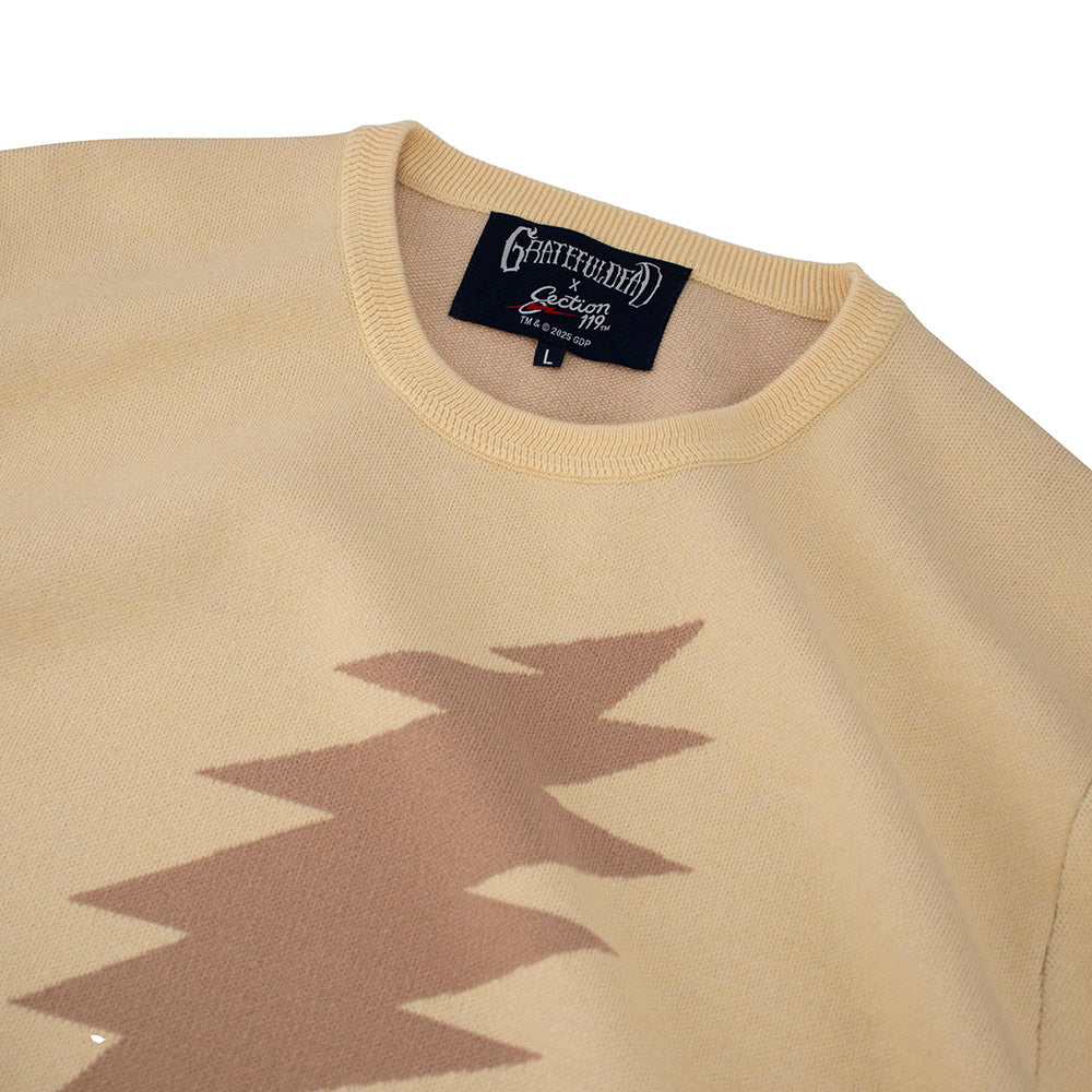 Grateful Dead | Crewneck Sweater | Bolt Beige – Section 119